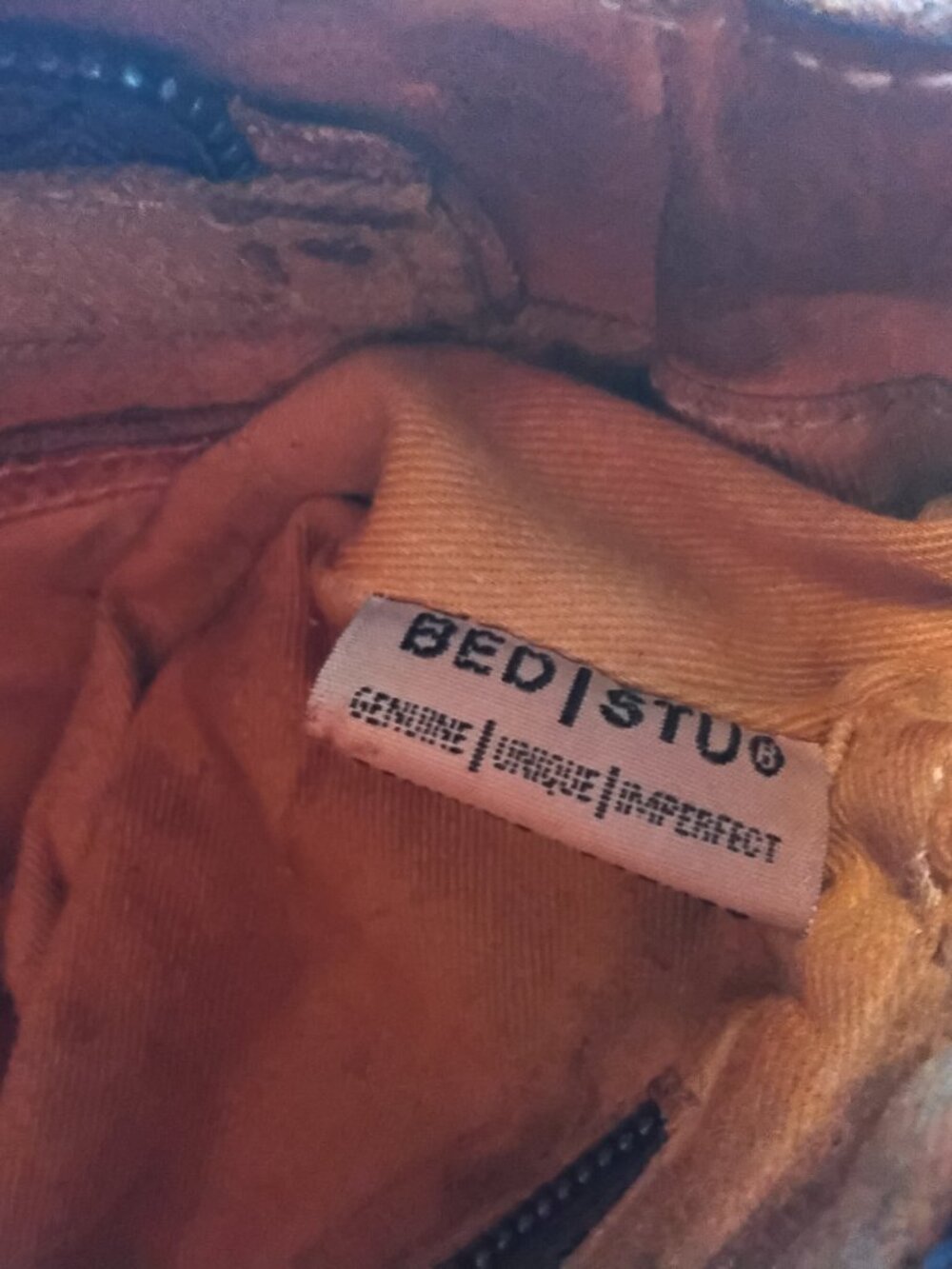 BED STU BROWN LEATHER SMALL CROSSBODY/PURSE - Picture 6 of 14